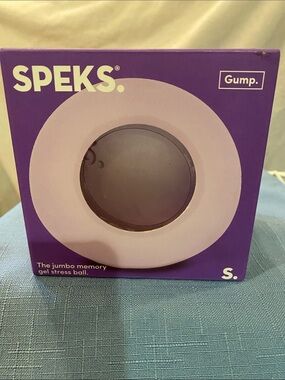 NIB Speks Jumbo Gump Memory Gel Stress Ball -  Jumbo Mist